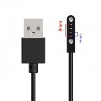 Зарядка мангитная USB для смарт часов 4 контакта (3mm - 9 мм)