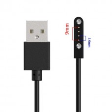 Зарядка мангитная USB для смарт часов 4 контакта (3mm - 9 мм)