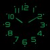 Часы настенные интерьерные, плавный ход, светящиеся, d-30 см цвет черный Часы настенные интерьерные, плавный ход, светящиеся, d-30 см цвет черный