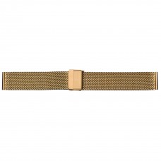 Браслет для часов металлический 12 мм (Inox Plus M-413-12 Gold)