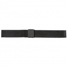 Браслет для часов металлический 22 мм (Inox Plus M-413-22 Black)