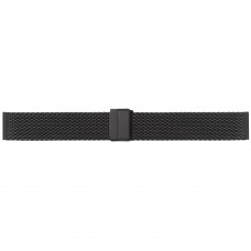 Браслет для часов металлический 22 мм (Inox Plus M-414-22 Black)