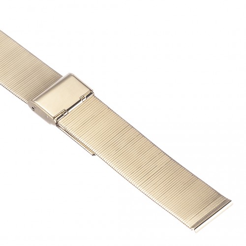 Браслет для часов металлический 12 мм (Inox Plus M-415-12 Gold)