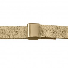 Браслет для часов металлический 10 мм (Inox Plus M-416-10 Gold)