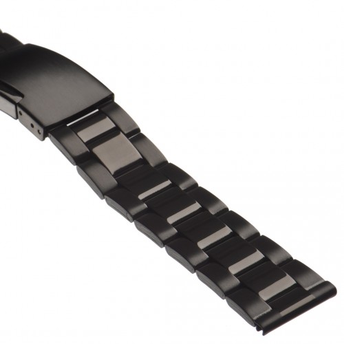 Браслет для часов металлический 20 мм (Inox Plus N-411-20 Black)