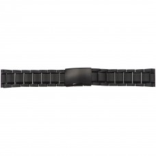 Браслет для часов металлический 22 мм (Inox Plus N-412-22 Black)