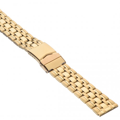 Браслет для часов металлический 22 мм (Inox Plus V-206-22G)