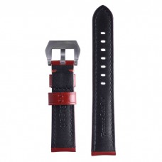 Ремешок для часов кожаный 20 мм коричневый, гладкий (4386439)