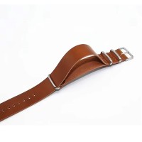 Ремешок для часов кожаный 20 мм коричневый (Straps 01-0120)