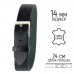 Ремешок для часов кожаный 14 мм черный (Straps 14-01)