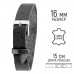 Ремешок для часов кожаный 16 мм черный (Straps 16-01) Ремешок для часов кожаный 16 мм черный (Straps 16-01)