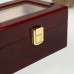 Шкатулка для часов 3 отделения дерево лак «Красно-коричневая» 16х11х8 см Шкатулка для часов 3 отделения дерево лак «Красно-коричневая» 16х11х8 см